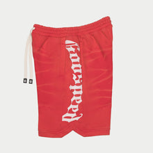 Load image into Gallery viewer, Godspeed Courtside Sweatshorts 'Tie Dye Red'