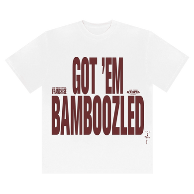 Travis Scott Franchise Promo Got Em Bamboozled! T-shirt White