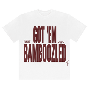 Travis Scott Franchise Promo Got Em Bamboozled! T-shirt White