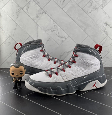 Nike Air Jordan 9 Retro Mid Fire Red Men’s Size 14 Grey White Red OG СТ8019-162