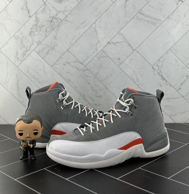 Nike Air Jordan 12 Retro Cool Grey 2012 Size 9 130690-012 Grey Orange White OG