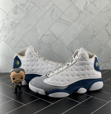 Nike Air Jordan 13 Retro Mid French Blue Size 13 414571-164 XIII Blue White OG