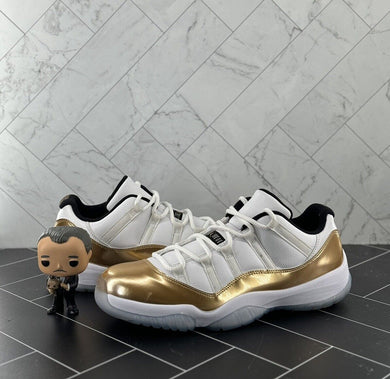 Nike Air Jordan 11 Retro Closing Ceremony Size 11.5 528895-103 Gold White Black