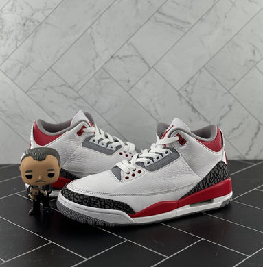 Nike Air Jordan 3 Retro Mid Fire Red Mens Size 8 DN3707-160 White Red Black OG