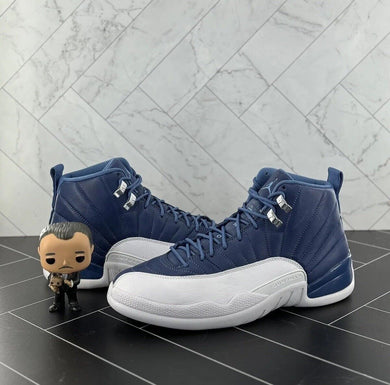 Nike Air Jordan 12 Retro Indigo 2020 Size 10 130690-404 Blue White OG Obsidian