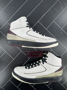 Nike Air Jordan 2 A Ma Maniere Size 10 DO7216-100 White Brown Black OG 2022