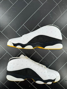 Nike Air Jordan 13 Retro Low White Varsity Maize Size 14 310810-104 Yellow Black