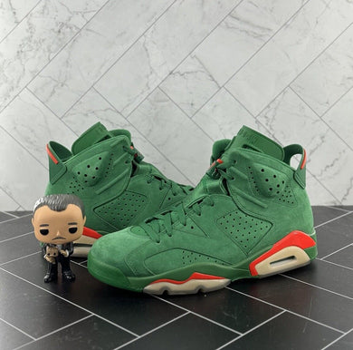 Nike Air Jordan 6 Retro NRG Like Mike 2017 Size 9 AJ5986-335 Green Orange OG