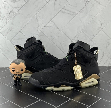 Nike Air Jordan 6 Retro+ Defining Moments Pack Size 9 136038-071 2006 Black Gold