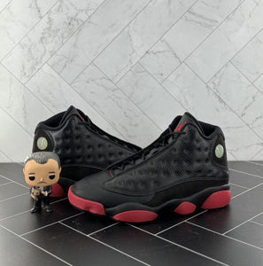 Nike Air Jordan 13 Retro Dirty Bred 2014 Size 9 414571-003 Black Red White XIII