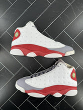 Load image into Gallery viewer, Nike Air Jordan 13 Retro Grey Toe 2014 Size 10.5 414571-126 XIII Red White Gray