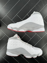 Load image into Gallery viewer, Nike Air Jordan 13 Retro White Wolf Grey Size 12 2023 White Grey Red 414571-160