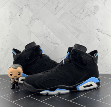 Nike Air Jordan 6 Retro UNC Men’s Size 14 Black Blue OG 384664-006 2017