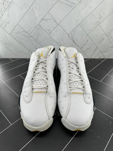 Nike Air Jordan 13 Retro Low White Varsity Maize Size 14 310810-104 Yellow Black