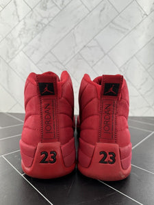 Nike Air Jordan 12 Retro Gym Red 2018 Size 9.5 130690-601 Triple Bred Black XII