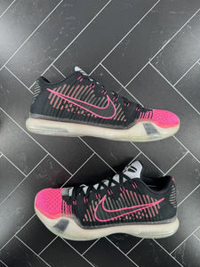 Nike Kobe 10 Elite Mambacurial Size 9 747212-010 Black White Pink OG Low