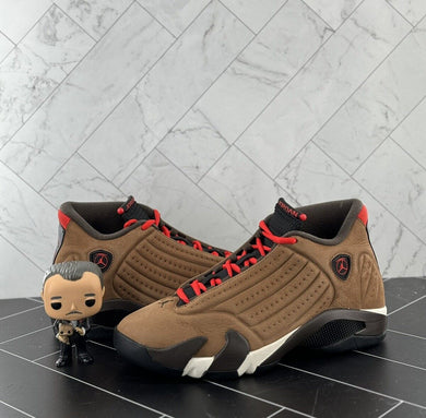 Nike Air Jordan 14 Retro Winterized 2021 Sz 9 DO9406-200 Brown Black Orange XIV