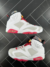 Load image into Gallery viewer, Nike Air Jordan 6 Retro Hare Size 8 Women’s 9.5 CT8529-062 White Grey OG