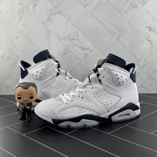 Load image into Gallery viewer, Nike Air Jordan 6 Retro Midnight Navy Size 10 CT8529-141 OG White Blue