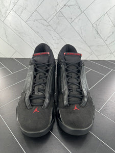 Nike Air Jordan 14 Retro Last Shot 2011 Size 9.5 311832-010 Black Red Yellow OG