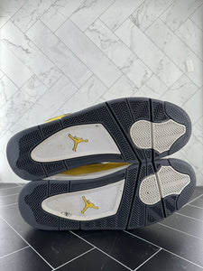 Nike Air Jordan 4 Retro Mid Lightning Size 15 CT8527-700 Yellow White Grey OG