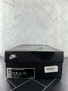 Nike Air Foamposite One Metallic Gold 2015 Size 11.5 314996-700 Black White