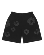 Load image into Gallery viewer, Denim Tears Mono Wreath Sweatshorts Black