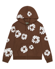Load image into Gallery viewer, Denim Tears Cotton Wreath Zip Hoodie Brown