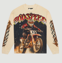 Load image into Gallery viewer, Godspeed Full Throttle Long Sleeve Tee Bone