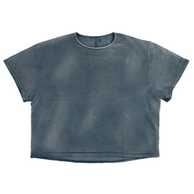 Yeezy Gap Fleece Yoke Tee Bluestone