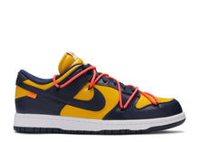 Load image into Gallery viewer, NIKE OFF WHITE X DUNK LOW MICHIGAN &quot;UNIVERSITY GOLD&quot;