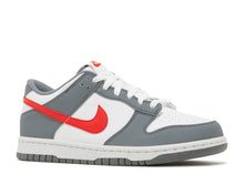 Load image into Gallery viewer, NIKE DUNK LOW NEXT NATURE GS &quot;SMOKE GREY LIGHT CRIMSON&quot;
