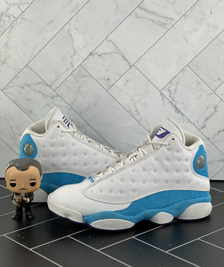 Nike Air Jordan 13 Retro CP3 Home 2015 Size 8 807504-107 Blue White Purple XIII