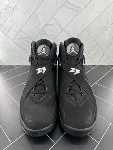 Nike Air Jordan 8 Retro Chrome 2015 Size 13 305381-003 Black Silver OG