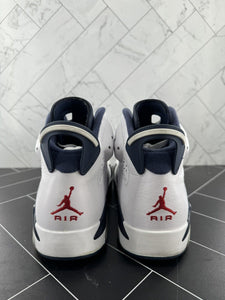 Nike Air Jordan 6 Retro Olympic 2012 Size 10 384664-130 Blue White Red OG