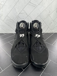 Nike Air Jordan 8 Retro Chrome 2015 Size 13 305381-003 Black Silver OG