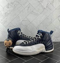 Load image into Gallery viewer, Nike Air Jordan 12 Retro Obsidian 2012 Size 13 130690-410 Blue White OG