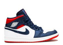 Load image into Gallery viewer, AIR JORDAN 1 RETRO MID &quot;OLYMPIC USA&quot;
